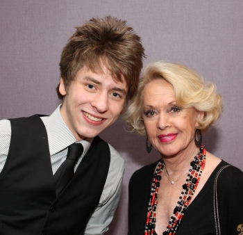 Tippi Hedren with Ciaran Brown