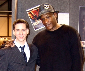 Tony Todd with Ciaran Brown