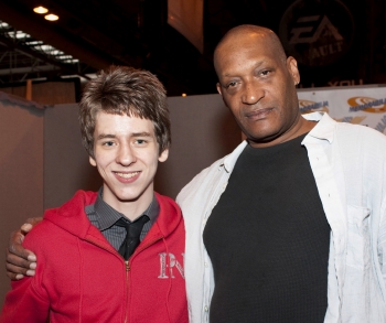 Tony Todd with Ciaran Brown