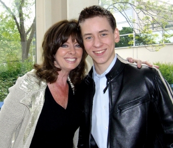 Vicki Michelle with Ciaran Brown