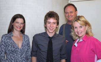 Ciaran Brown with Sophie Ward, Christopher Cazenove & Liza Goddard at Nottingham's Theatre Royal 