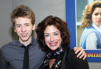 Ciaran Brown with Claudia Wells