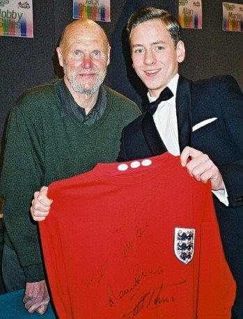 Ciaran Brown with Ray Wilson