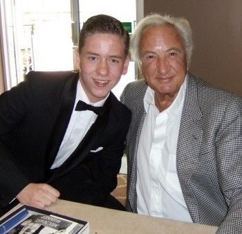 Ciaran Brown with Michael Winner