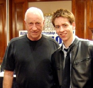 Al Worden with Ciaran Brown