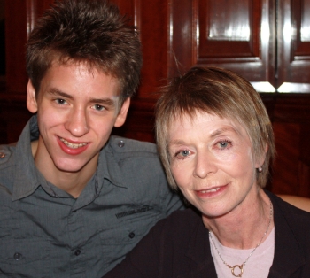 Ciaran Brown with Susannah York