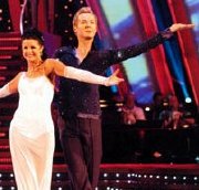 Erin Boag and Julian Clary in 'Strictly Come Dancing'