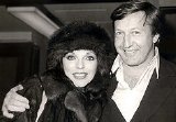 Joan Collins with 3rd husband Ronald Klass