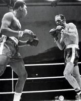 Henry Cooper in action against Cassius Clay (Muhammad Ali) in 1963