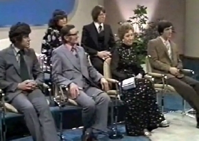 Robin Cousins with his family on 'This is Your Life' in March 1980