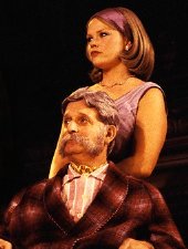 Sara Crowe & Gary Waldhorn in 'Black Comedy' (1998)