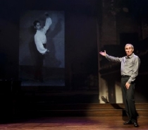 Jim Dale on stage in 'Just Jim Dale'