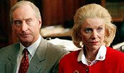 Charles Dance and Belinda Lang as Neil & Christine Hamilton in 'Justice in Wonderland'