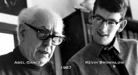 Abel Gance & Kevin Brownlow in 1967