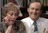 Peter Davison & Paula Wilcox in 'Fiddlers Three' (1991)