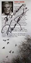 Programme for 'King Lear' signed by Derek Jacobi