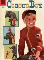 Micky Dolenz on the cover of a 'Circus Boy' comic