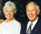 Charlie Duke with his wife, Dottie