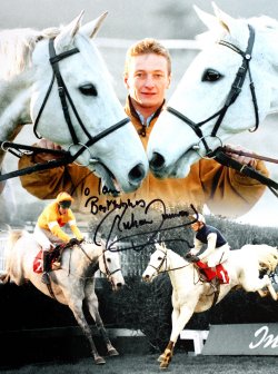 Richard Dunwoody signed photograph