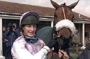 Richard Dunwoody with Yorkshire Edition after the record-breaking 1,679th win at Wincanton in 1999