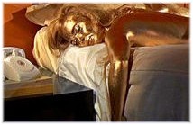 Shirley Eaton as Jill Masterson in Goldfinger