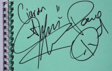 John Grimes (Jedward) autograph
