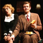 Charles Edwards & Jennifer Ferrin in 'The 39 Steps'