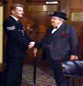 Charles Edwards & Leo McKern in 'Rumpole of the Bailey' (1992)