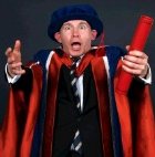 Lee Evans receives an Honorary Doctorate from the University of East London