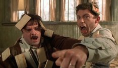 Lee Evans & Nathan Lane in 'MouseHunt' (1997)