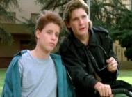 Corey Feldman & Corey Haim in 'License to Drive' (1988)