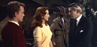 Shirley Anne Field, Graham Curnow & Michael Gough in 'Horrors of the Black Museum'