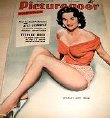 Shirley Ann Field was one of the biggest pin-ups of the 1950s. She featured on this 7th February 1959 cover of 'Picturegoer' magazine