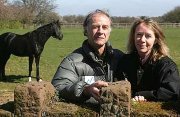 Sir Ranulph Fiennes and 2nd wife Louise Middleton