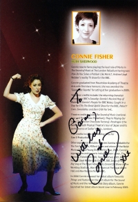 Programme for 'Wonderful Town' signed by Connie Fisher 