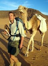 Ben Fogle in Africa for the TV series 'Extreme Dreams'