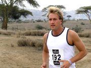 Ben Fogle runs the Safaricom Marathon in Kenya in 2005