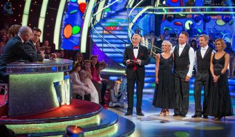 Bruce Forsyth presenting a 'Children in Need' special edition of 'Strictly Come Dancing' in 2013