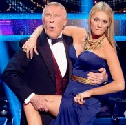Bruce Forsyth & Tess Daly presenters of 'Strictly Come Dancing'