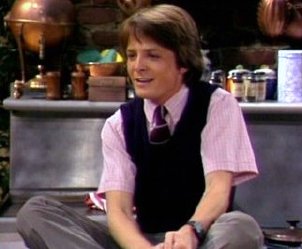 Michael J. Fox as Alex P Kearton in 'Family Ties' (1982-89)