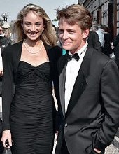 Michael J. Fox with his wife Tracy Pollan