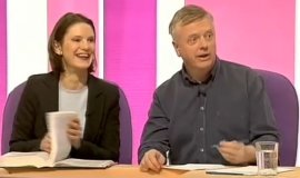 Philip Franks with Susie Dent on 'Countdown'