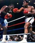 Joe Frazier fights Muhammad Ali in 1976