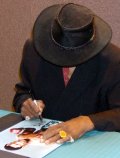 Joe Frazier signing photo