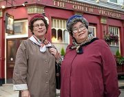 Dawn French & jennifer Saunders in the 'French & Saunders Christmas Special' in 2005