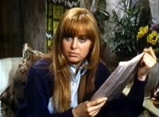 Susan George as Hilda Crompton in 'Spring and Port Wine'