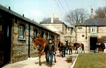 Captain Ryan Price's Downs Stables at Findon in 1958