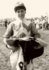 Josh Gifford as a young jockey