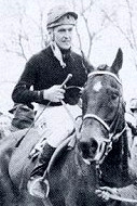 Josh Gifford on Hill House after his controversial win at Newbury