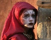 Karen Gillan as the Soothsayer in the Doctor Who episode 'The Fires of Pompeii'